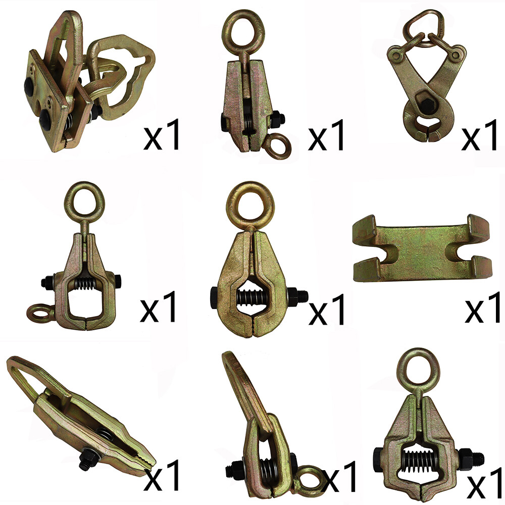 21 pcs Auto Body Frame PullingTools Clamps Set Auto Sheet Metal Clamp Tool Kit