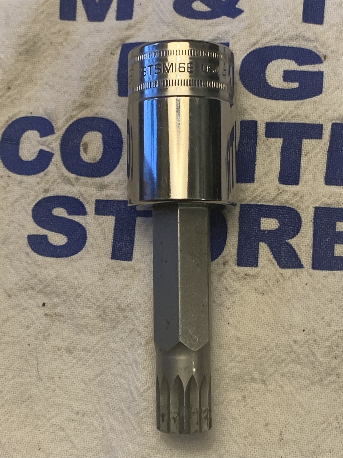 Snap-on 1/2″ Drive Metric 16 mm Standard Triple Square Bit Socket Driver STSM16E