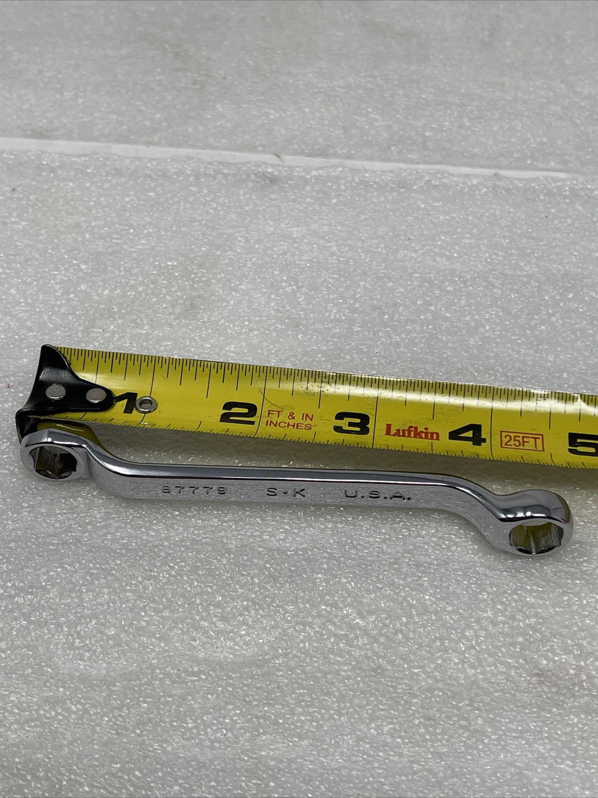 SK Tools 87779 Metric Offset Stubby Box End Wrench, 6 Point, 9mm x 10mm New USA