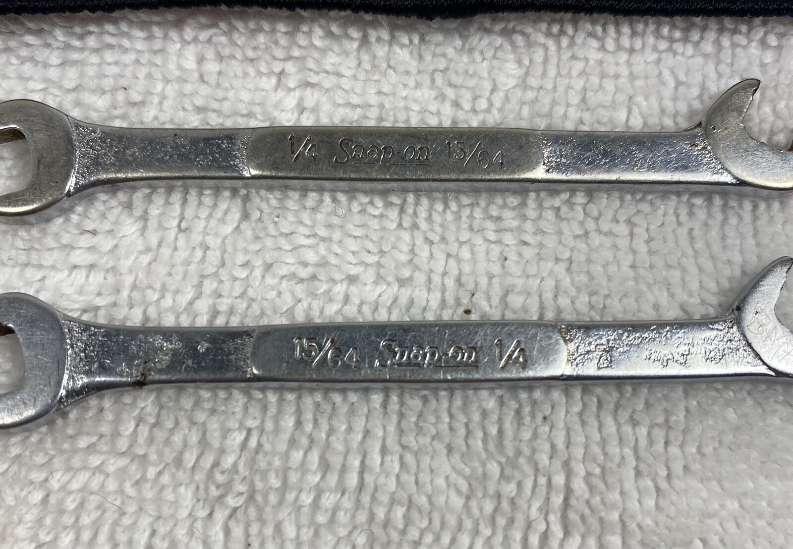 Snap-On Ignition Tune-Up Wrench Set DS1516,DS1615 1/4-15/64, 15/64-1/4