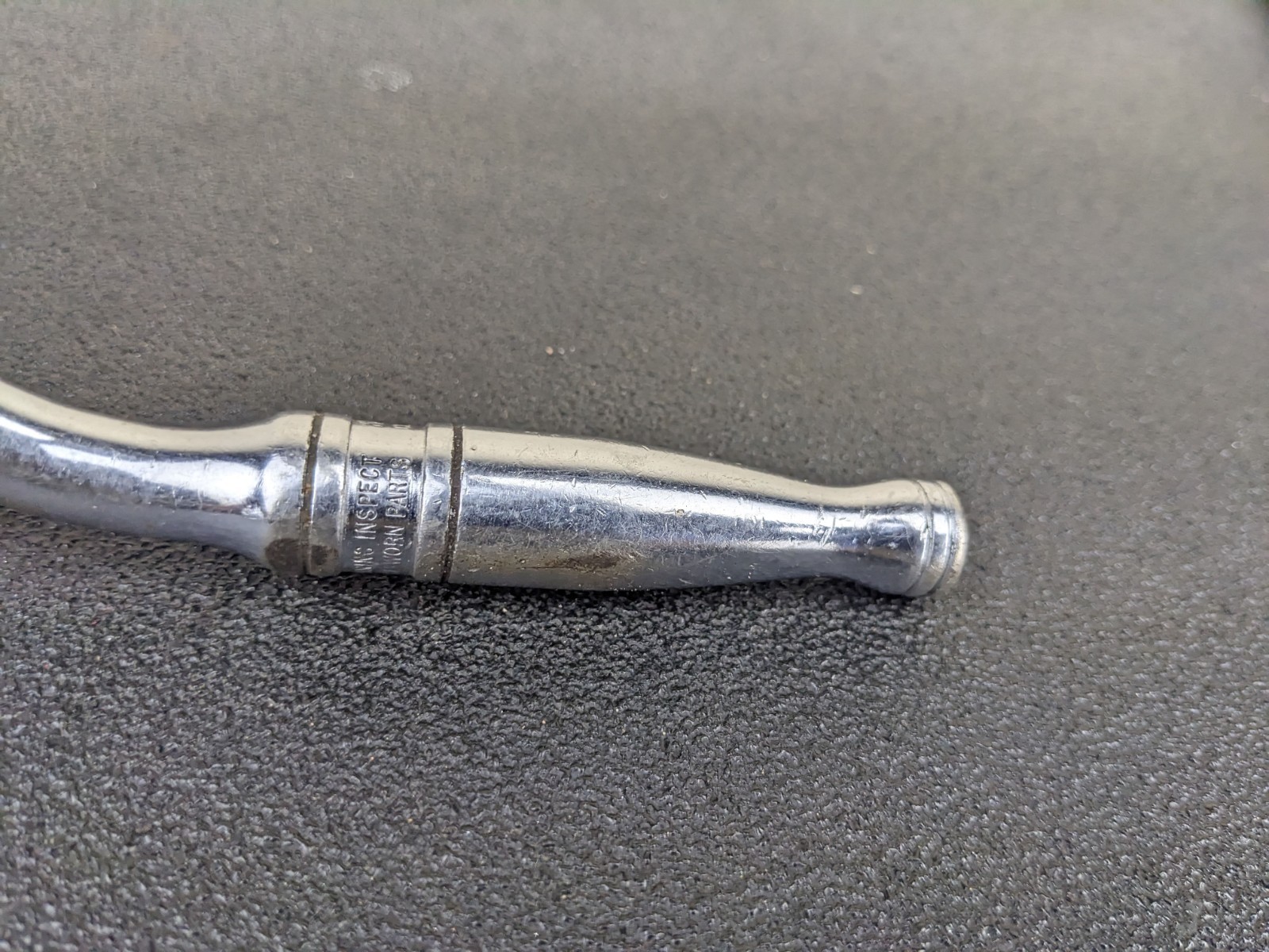 SNAP-ON TOOLS F732, 3/8″ DRIVE 11″ FLEX HEAD OFF-SET ANGLE RATCHET