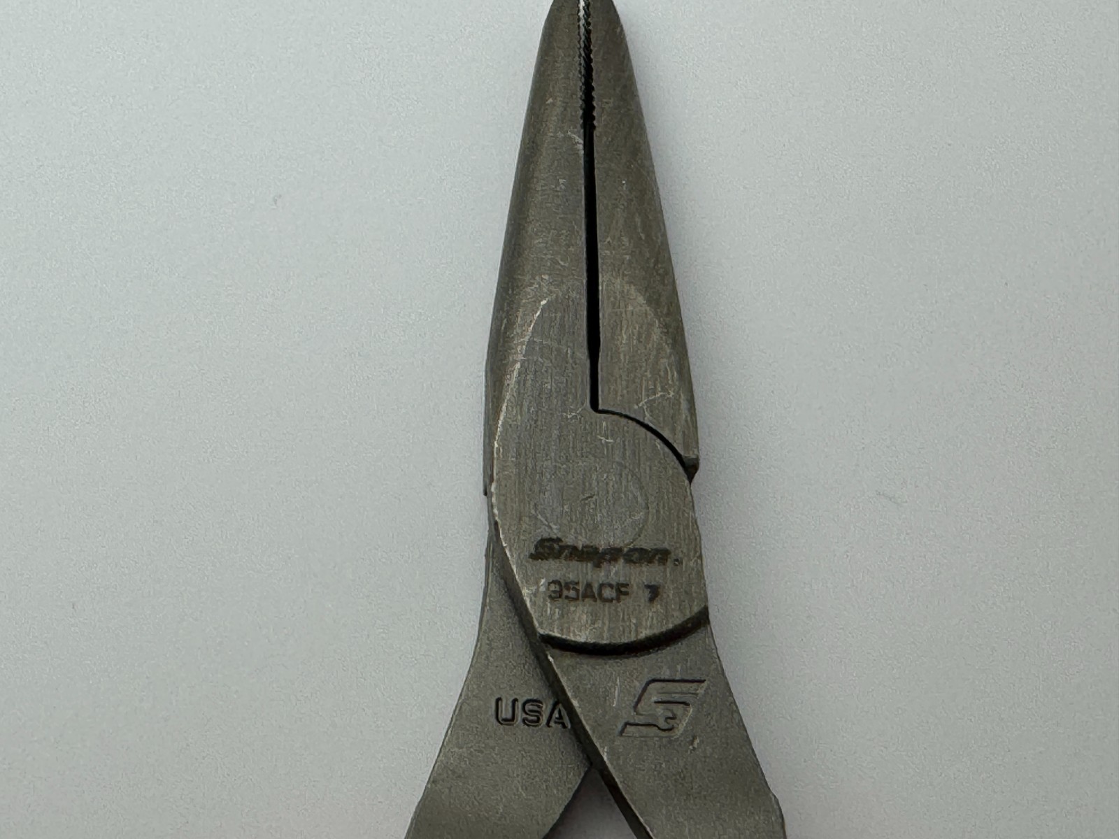 Snap-On NEW 95ACF 6″ Talon Grip Needle Nose Pliers Orange