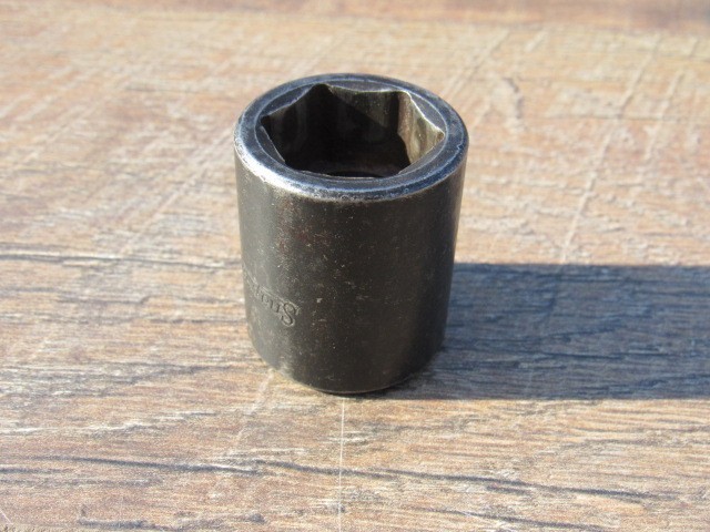 SNAP ON 7/8″ IM280 1/2″ DRIVE SHALLOW IMPACT SOCKET 6 PT IM 280 UNDERLINE LOGO