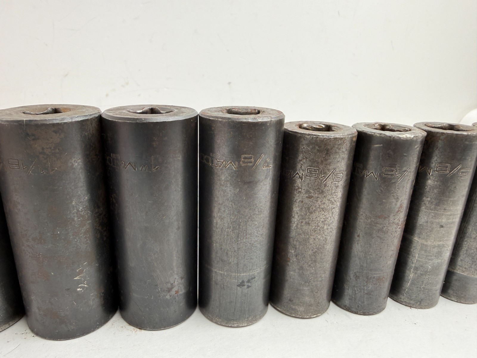 MAC Tools 10pc SAE 1/2” Deep Impact Socket Set 6 Point 1/2″ – 11/4″