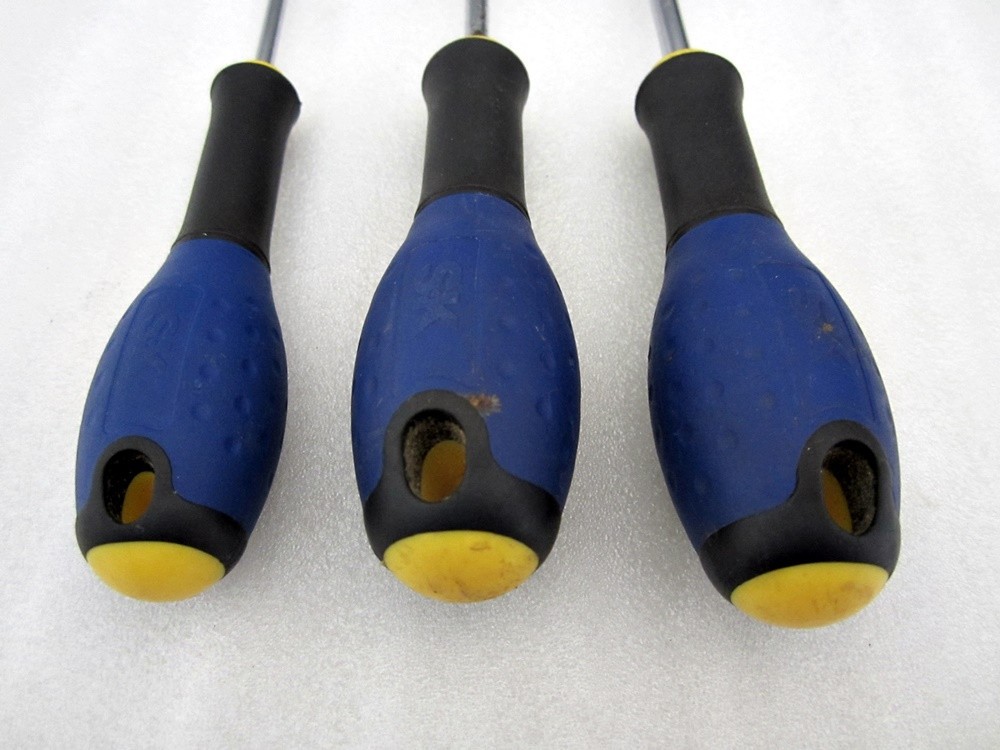 S-K Tools 9pc Slotted Phillips PoziDriv Screwdriver Set Facom SK France