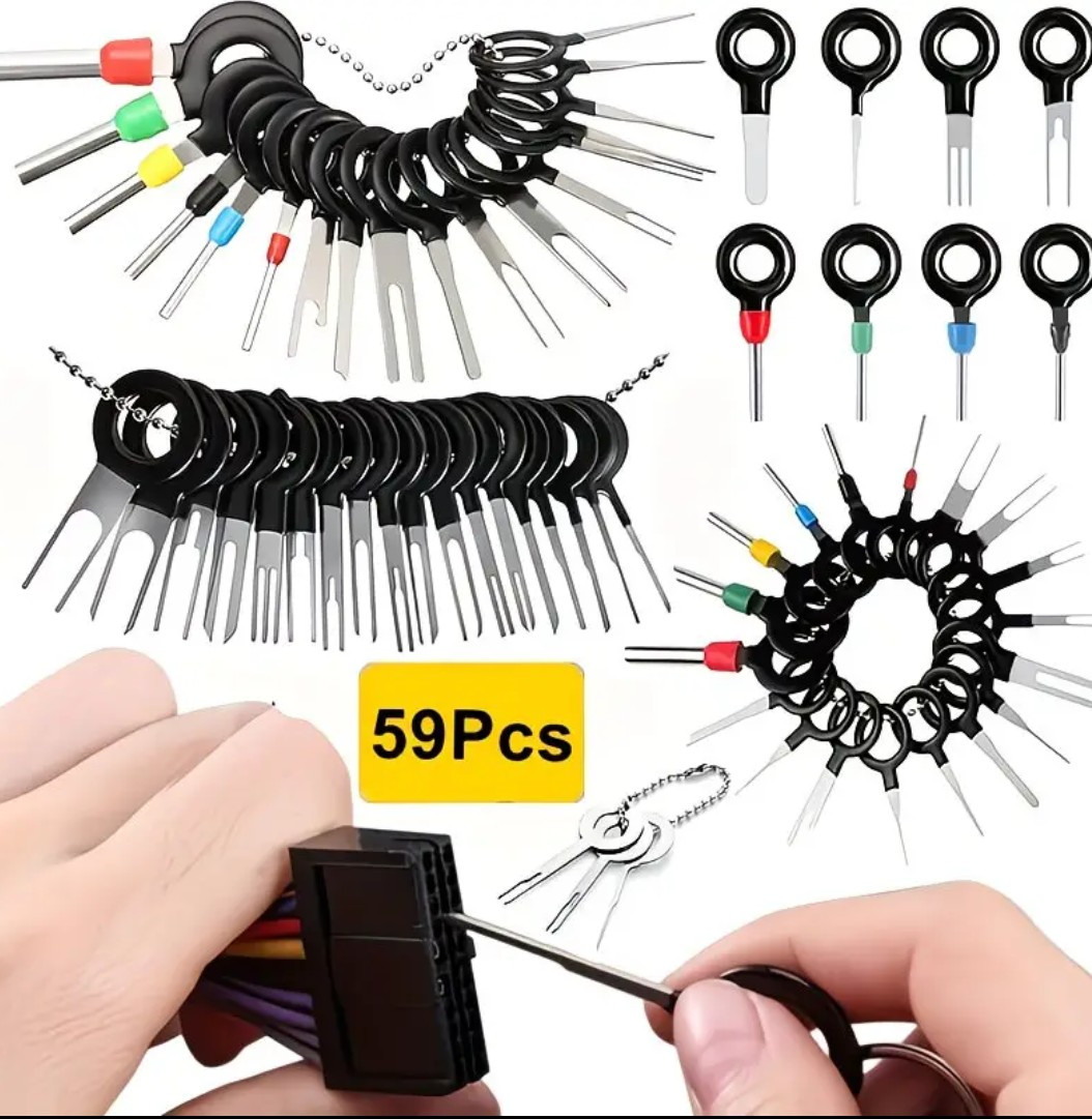 Automotive/Industrial Electrical Wire Connector – Repair – Key Removal Tools Kit