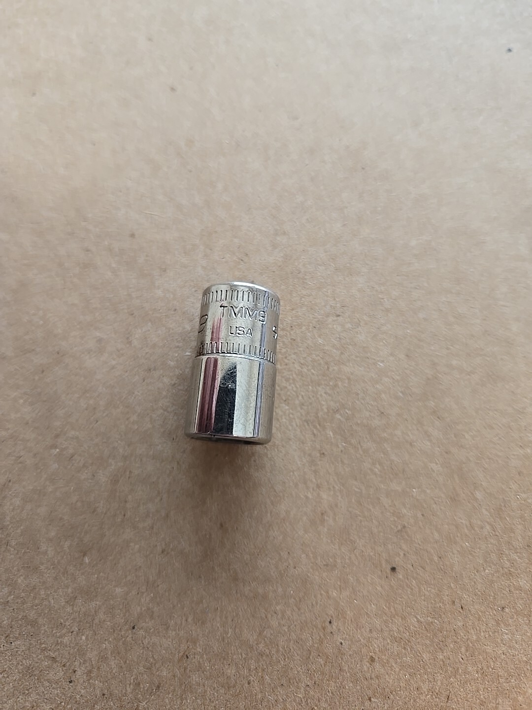 Snap On 1/4″ Drive 9MM 6PT Shallow Chrome Socket TMM9