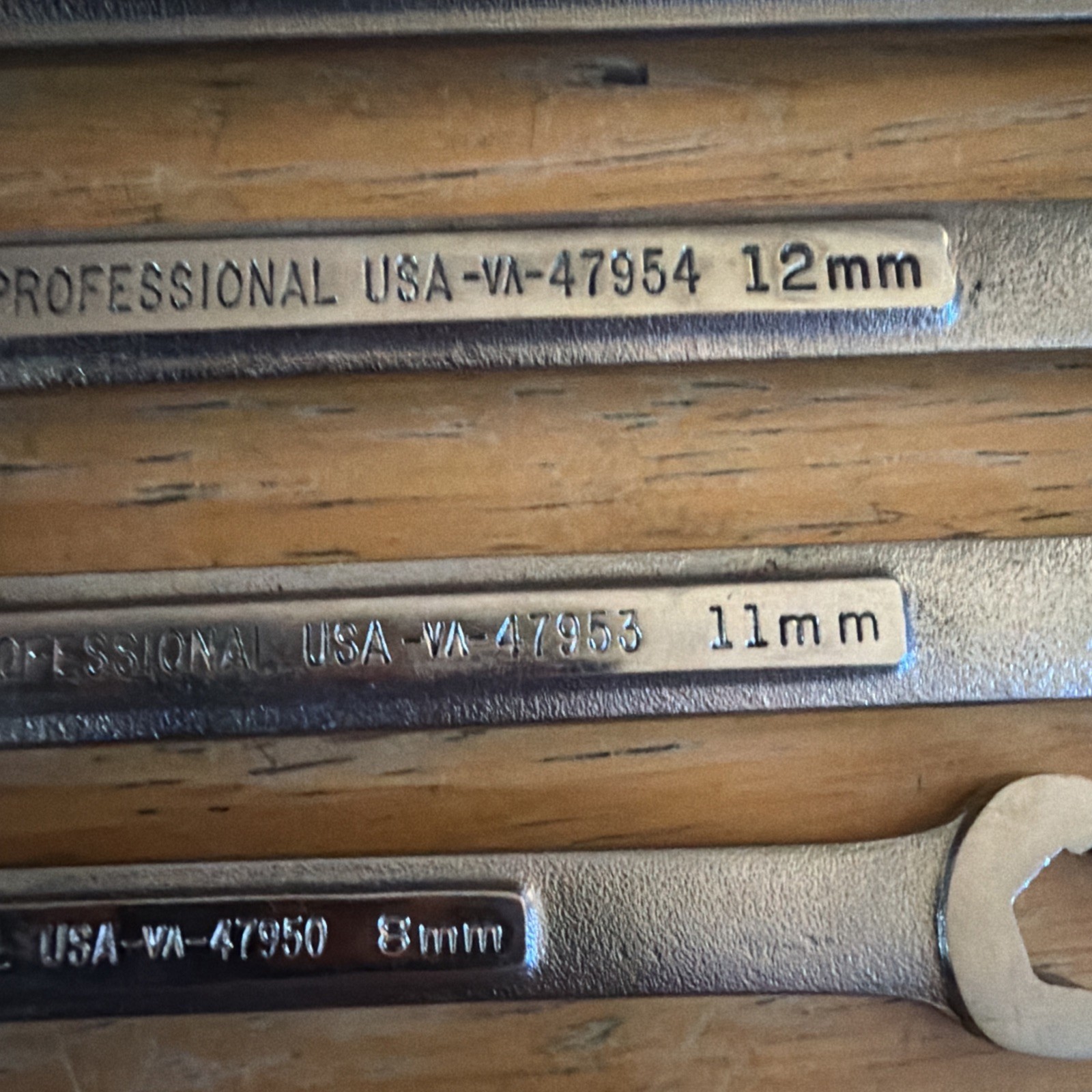 7 Craftsman Professional VA Speed Wrenches 8/11/12/13/14/15/16 MM USA Used Lot