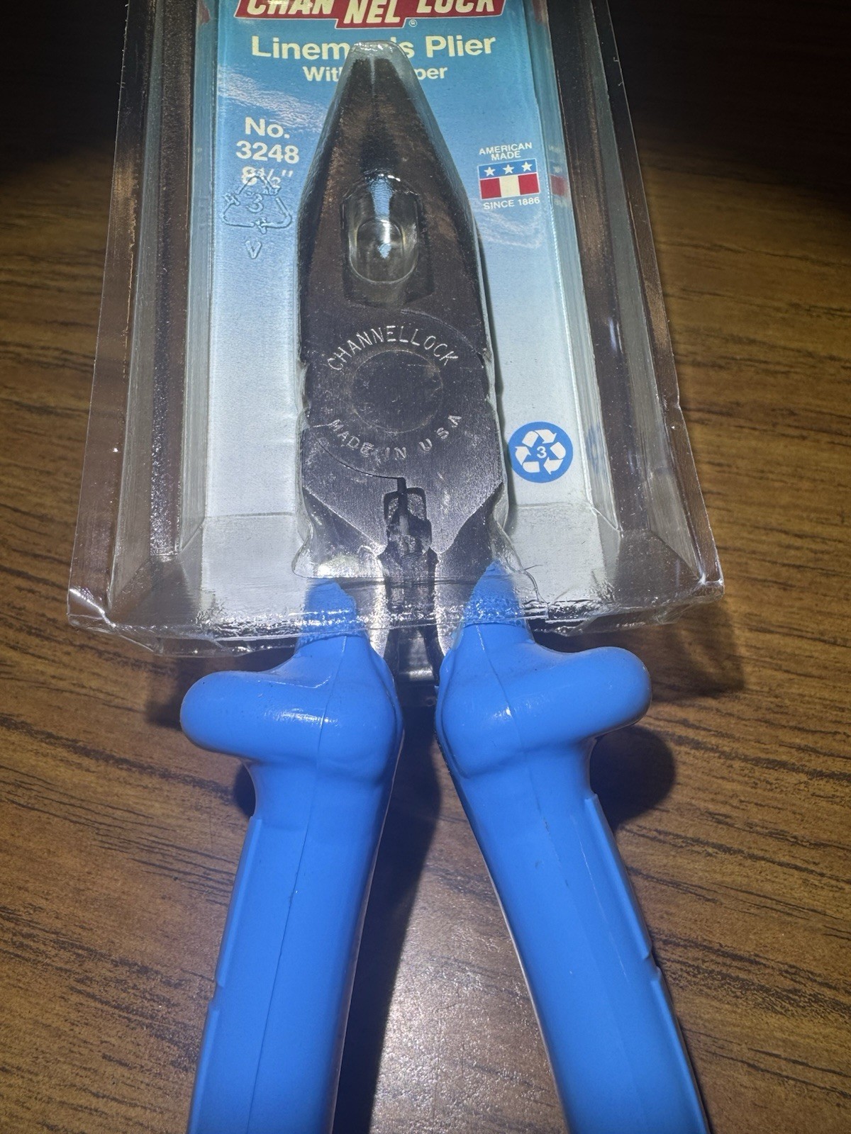 CHANNELLOCK 3248 LINEMAN’S PLIERS w/ Crimper Posi-Grip 1000V ins 8-1/2″ 216mm