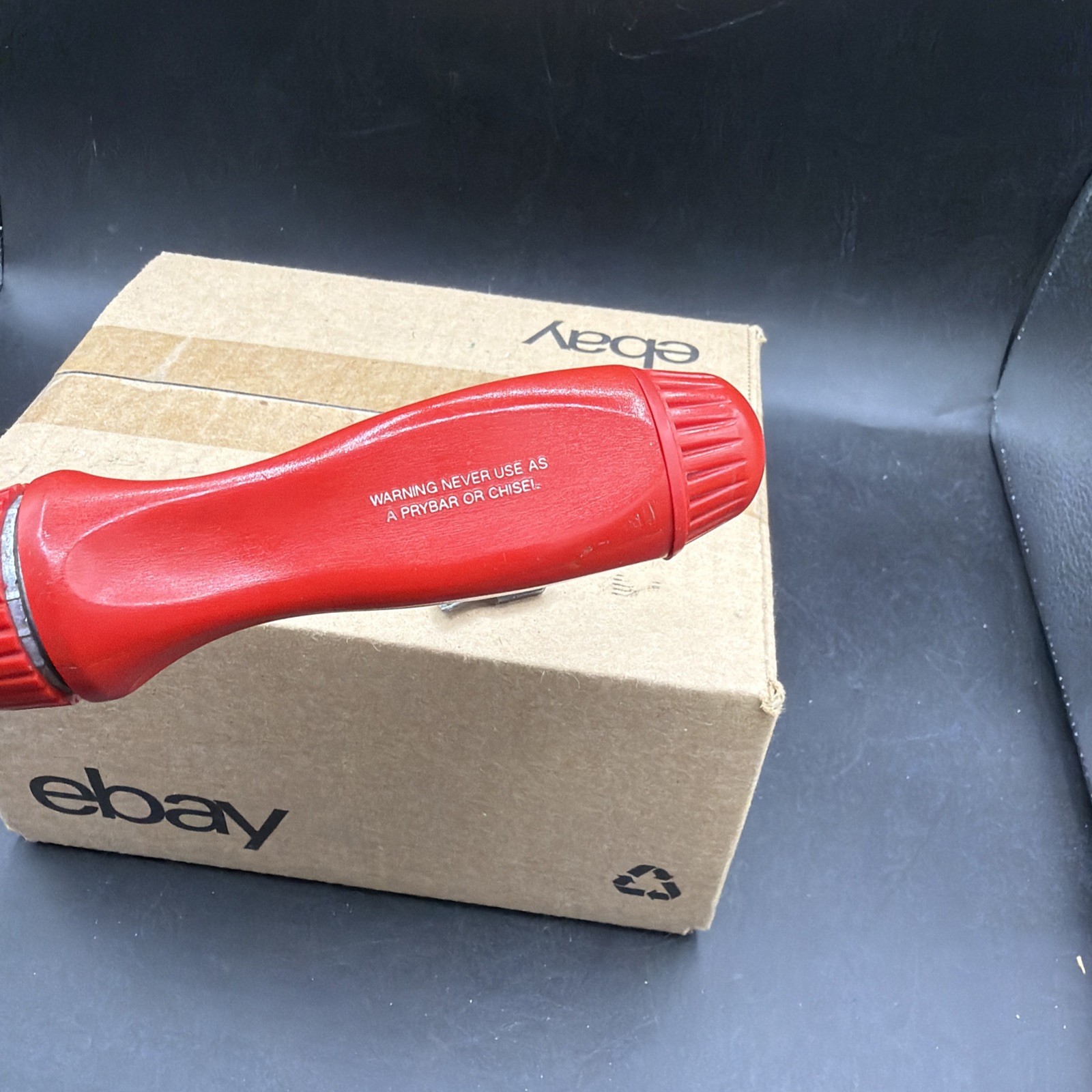 Snap On Tools SSDMR4A USA Ratcheting Screwdriver Red With One Bit