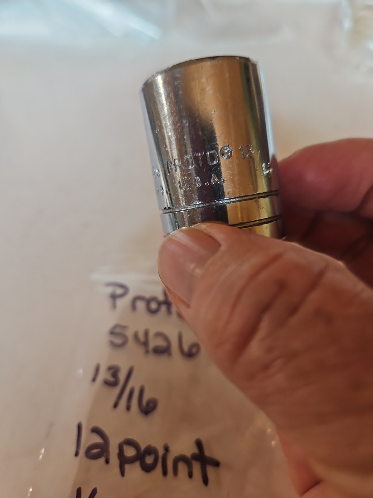 Proto 13/16″ 12 Point 1/2” Drive Socket 5426 Made In USA