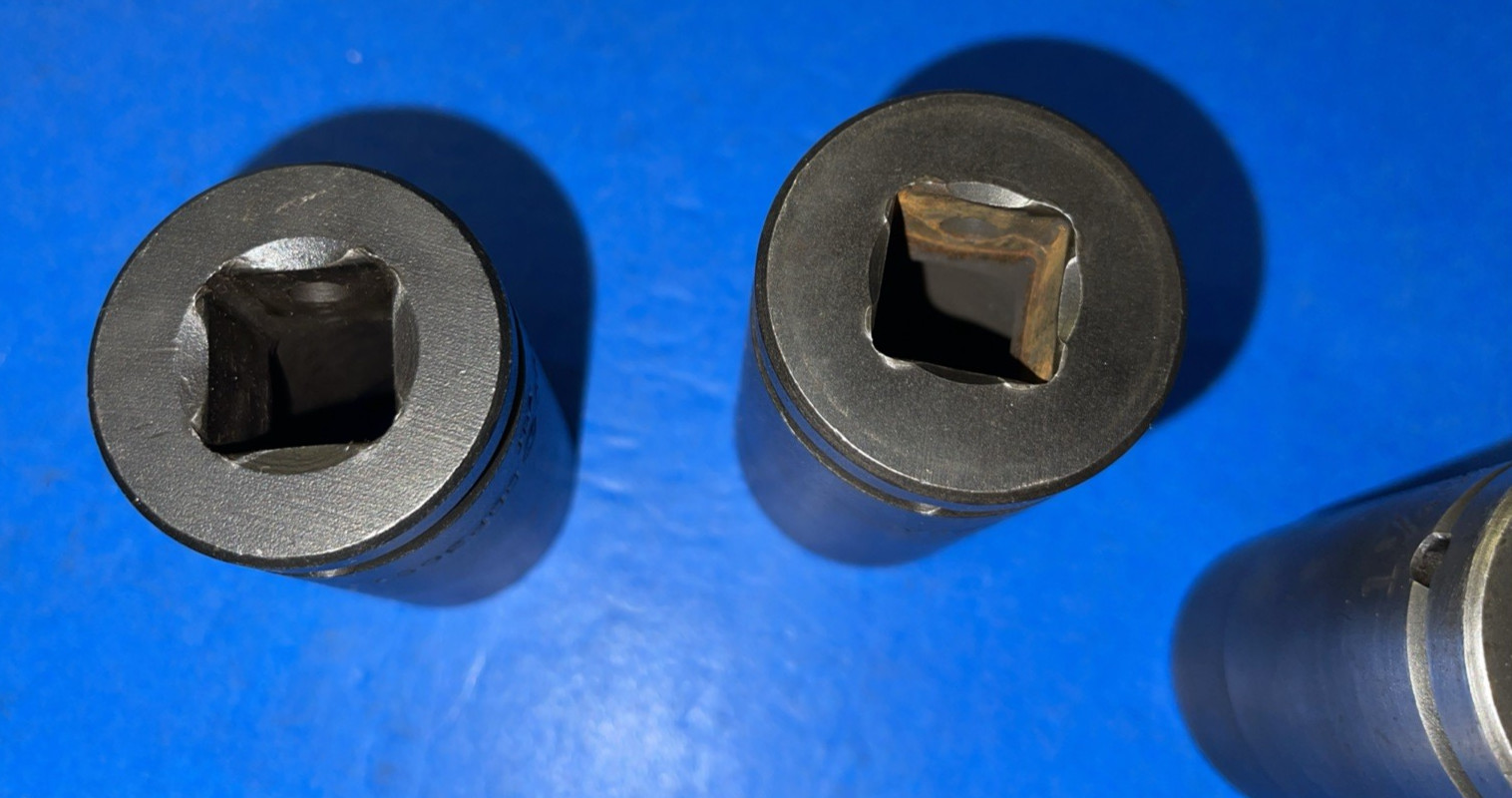 MATCO TOOLS 3 PC. 3/4 DRIVE SAE. DEEP IMPACT SOCKETS 1-1/8, 1-3/16 (30MM), 1-1/4