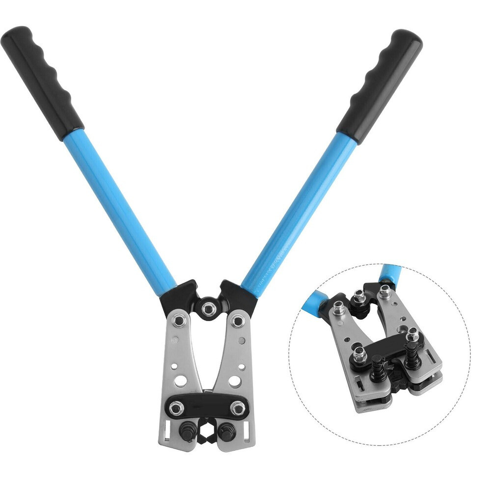 Cable Lug HX-50B 6-50mm² Crimp Pliers Wire Connector Cu/Al Terminal Crimper Tool