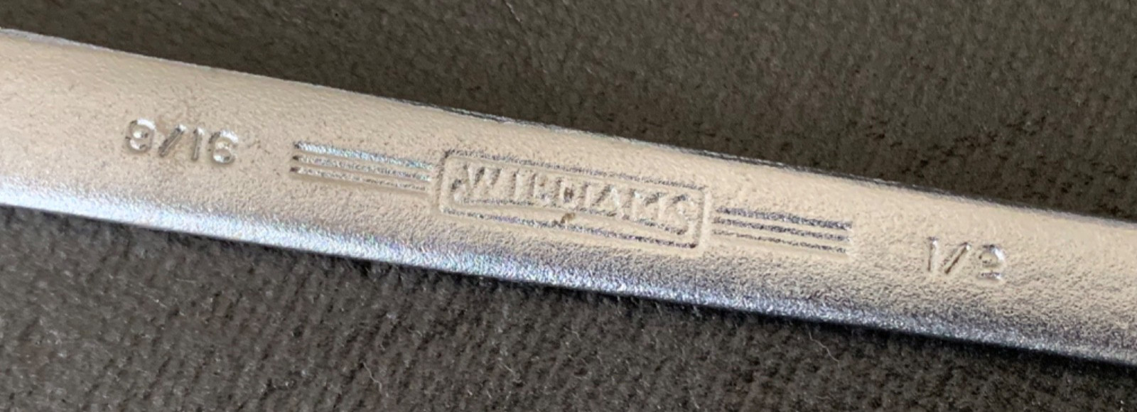 Williams Superrench 1727 Double Open End Wrench 5/8 x 9/16 Made in USA