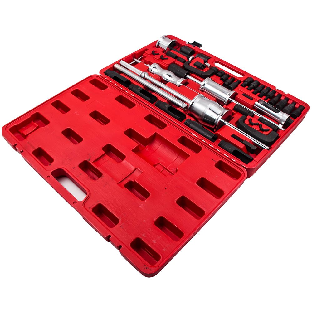 Auto Truck Diesel Injector Extractor Slide Hammer Puller Adapter Full Tool Sets