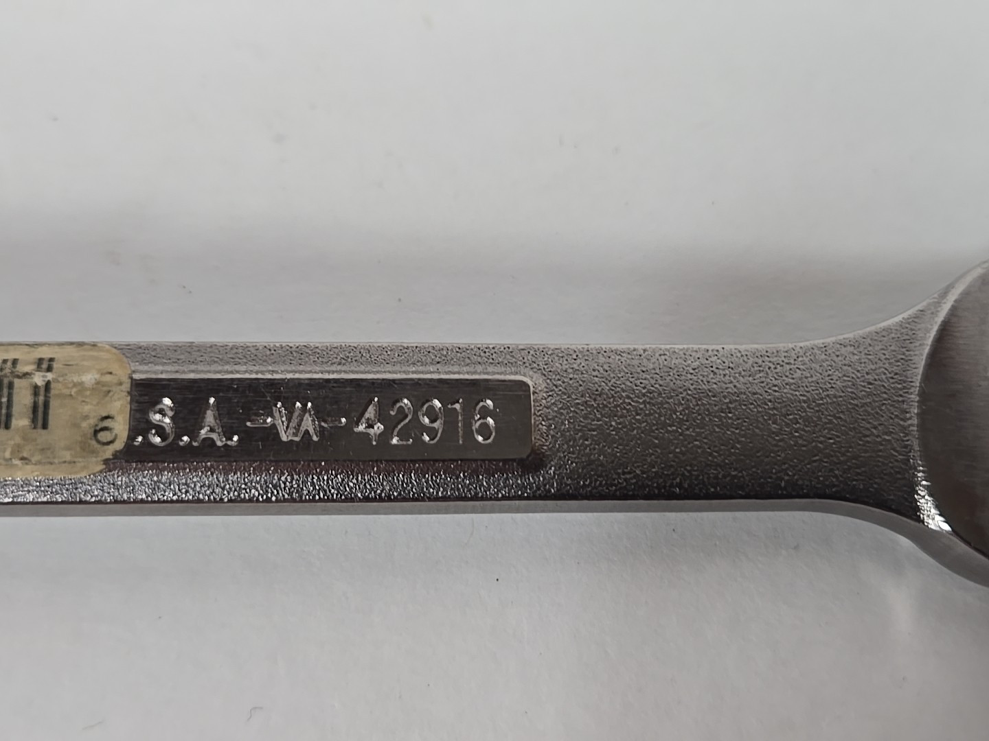 Craftsman Metric -VV- Combination Wrench, 12pt, USA NOS, 12mm – Part # 42916
