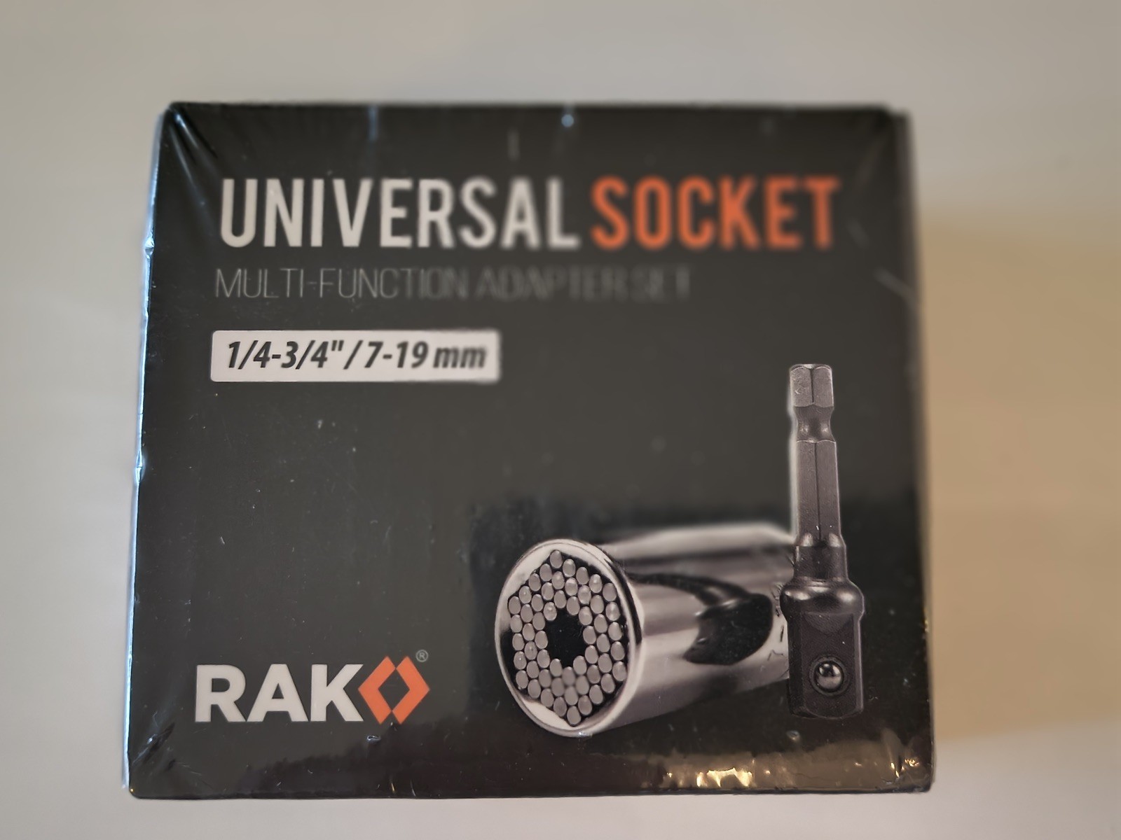 RAK 1/4″-3/4″/7-19 mm Universal Socket Tool Multi-Function Adapter Set Brand New