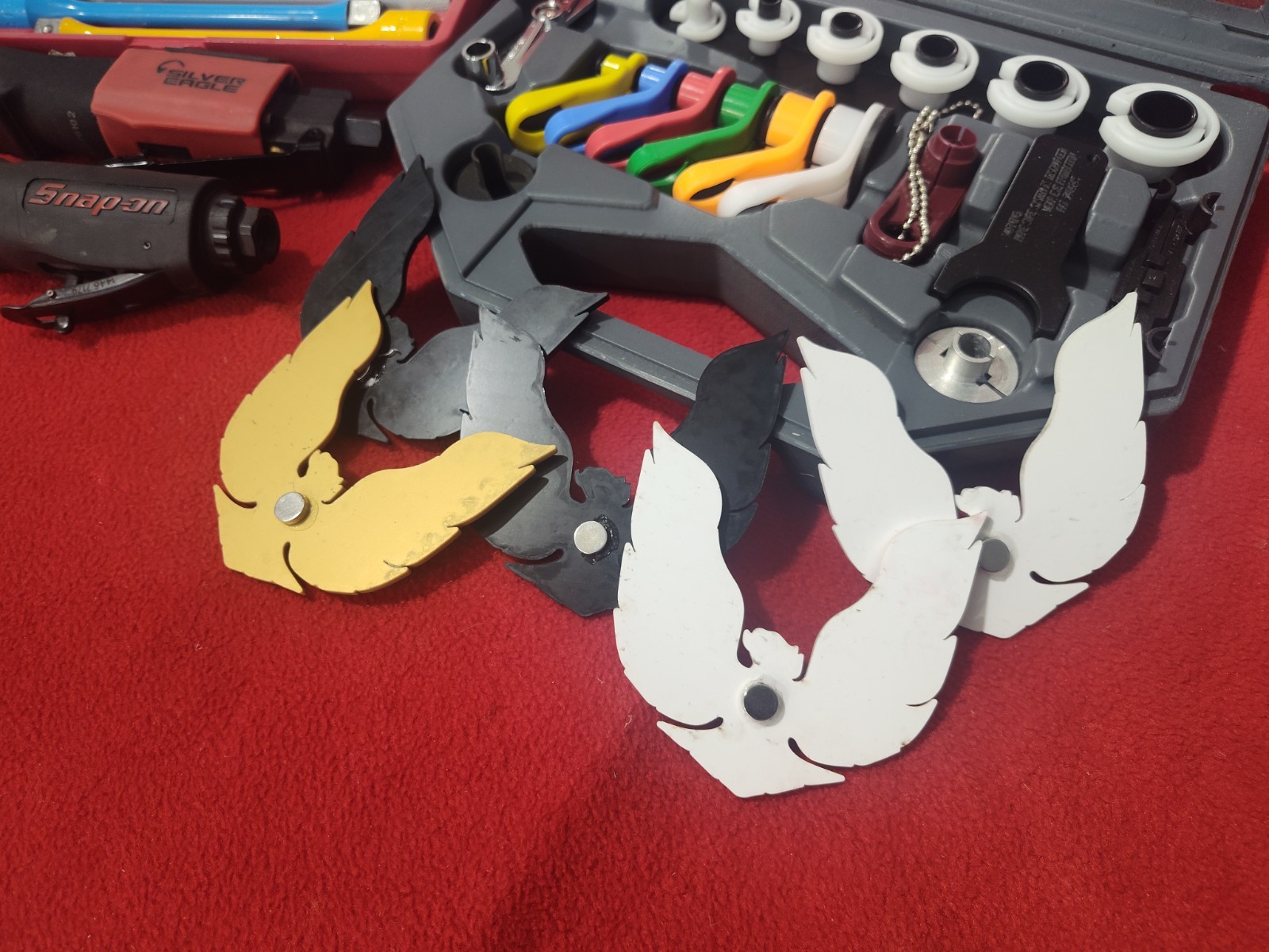 Snap-on, Silver Eagle, Matco, Multiple Tools Set With Trans Am Emblems