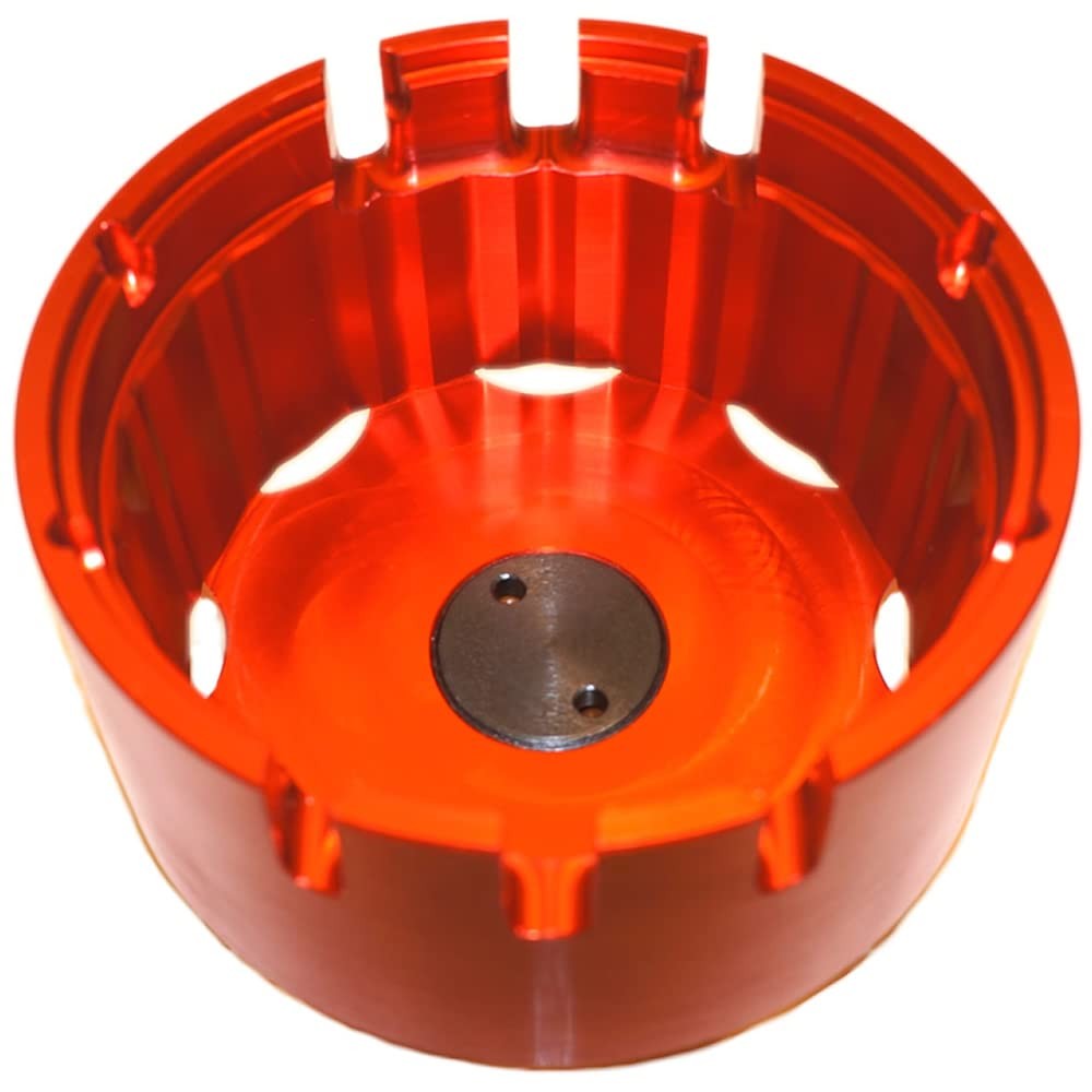 14 & 15 Flute 2 Stage Torque Limit Oil Filter Wrench Red Fits 73/74/75/76/77mm
