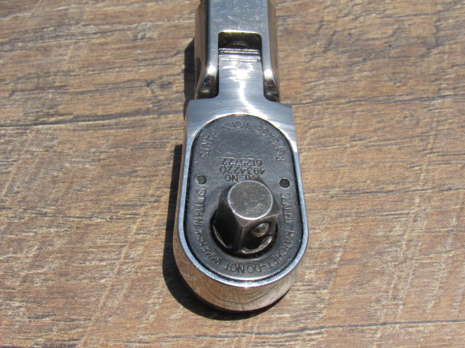 SNAP ON 3/8″ DRIVE FX936A LONG HANDLE LOCKING FLEX HEAD RATCHET NEW LOGO 11.5″