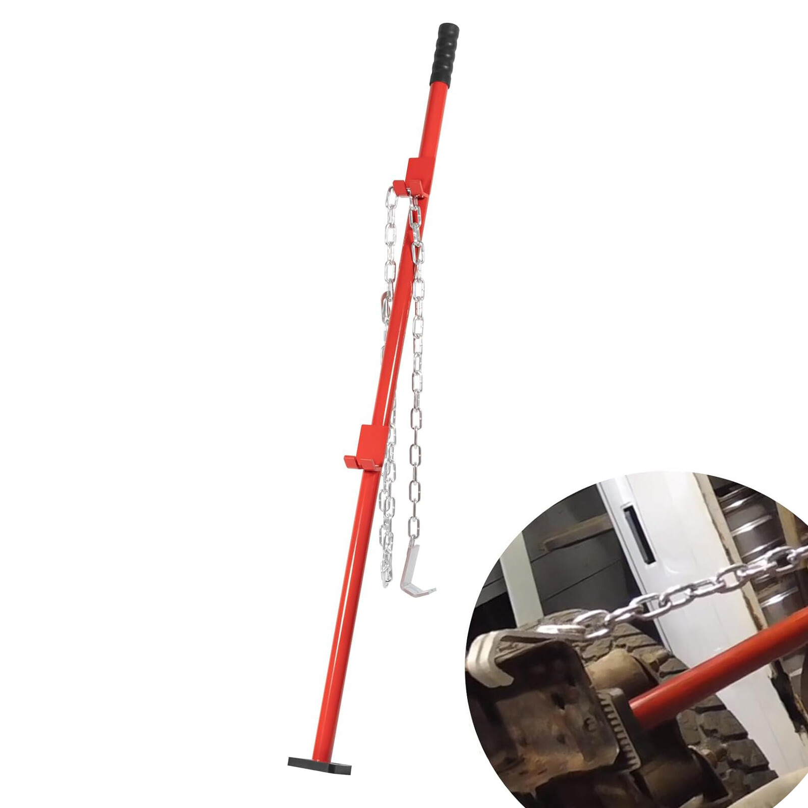 77175 Premium Auto Body Alignment Bar 1-1/4″ Diameter with Chain Fit for Bumpers