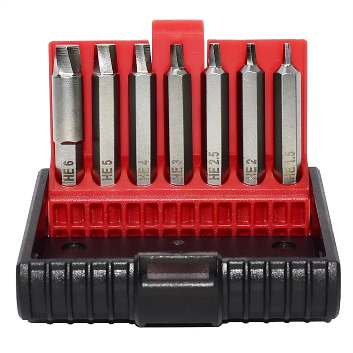 K-Tool BTK2-07HS Damaged Hex Screw Extractor Set 7PCS; Silicon Allow Steel