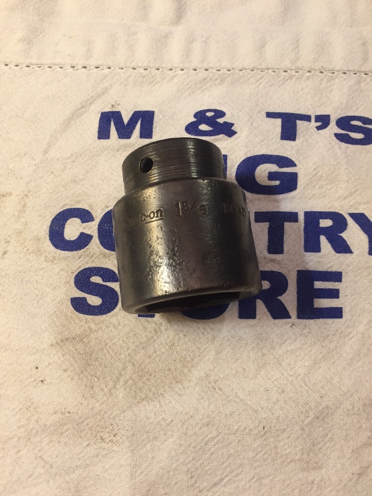 Vintage Snap-on 5/8″ Drive 1-5/16″ 6-point Shallow Impact Socket IM421 USA