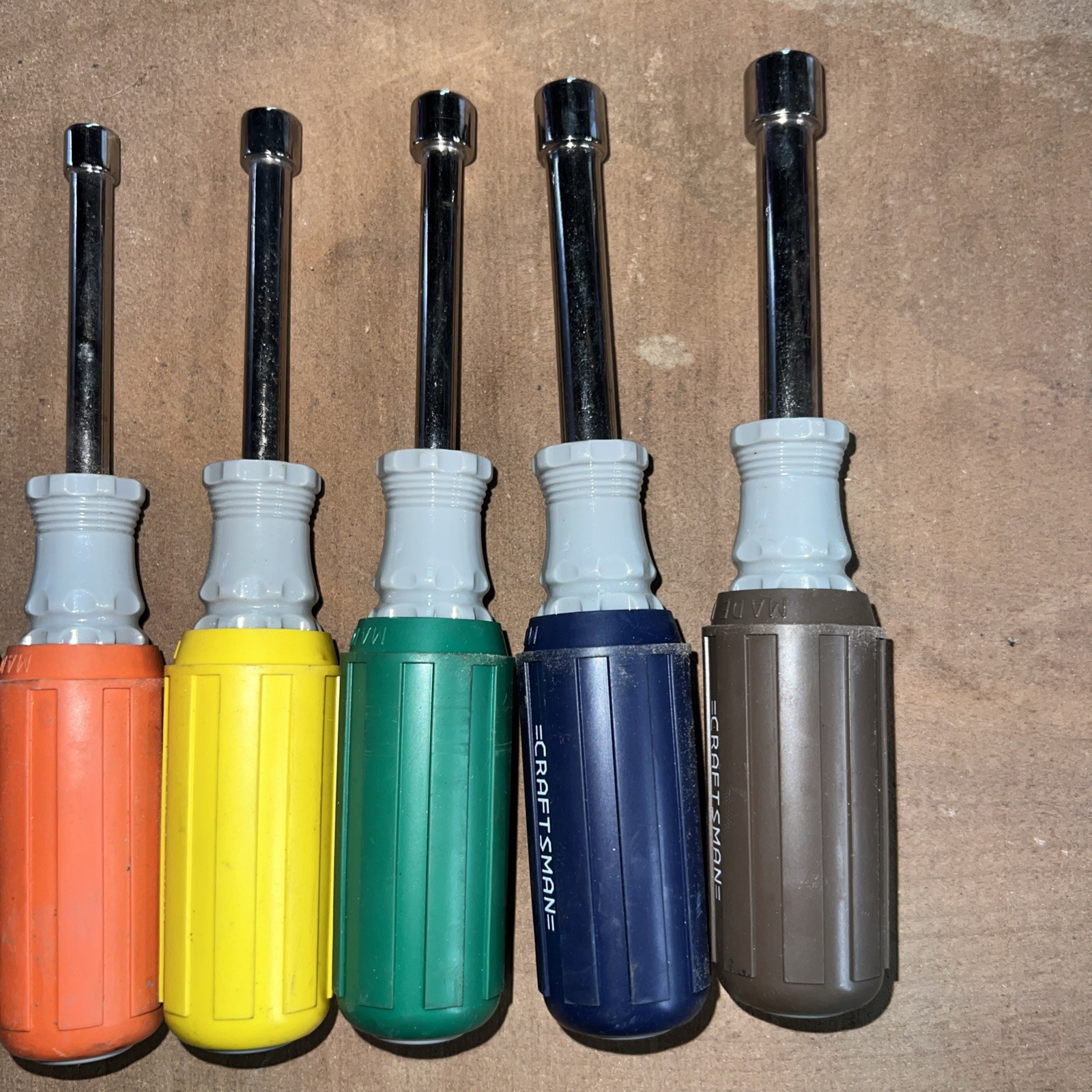 Vintage Craftsman 7pc Metric Driver Set Cushion Grip USA