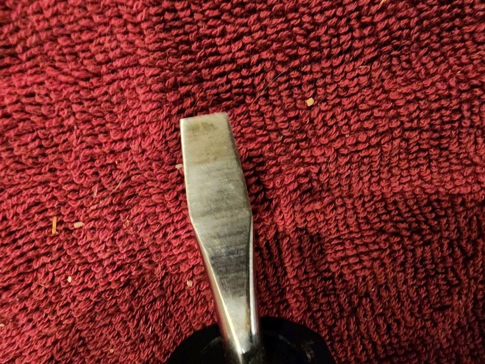 Snap-on Flat Tip Stubby Screwdriver Black Hard Handle # SDD1