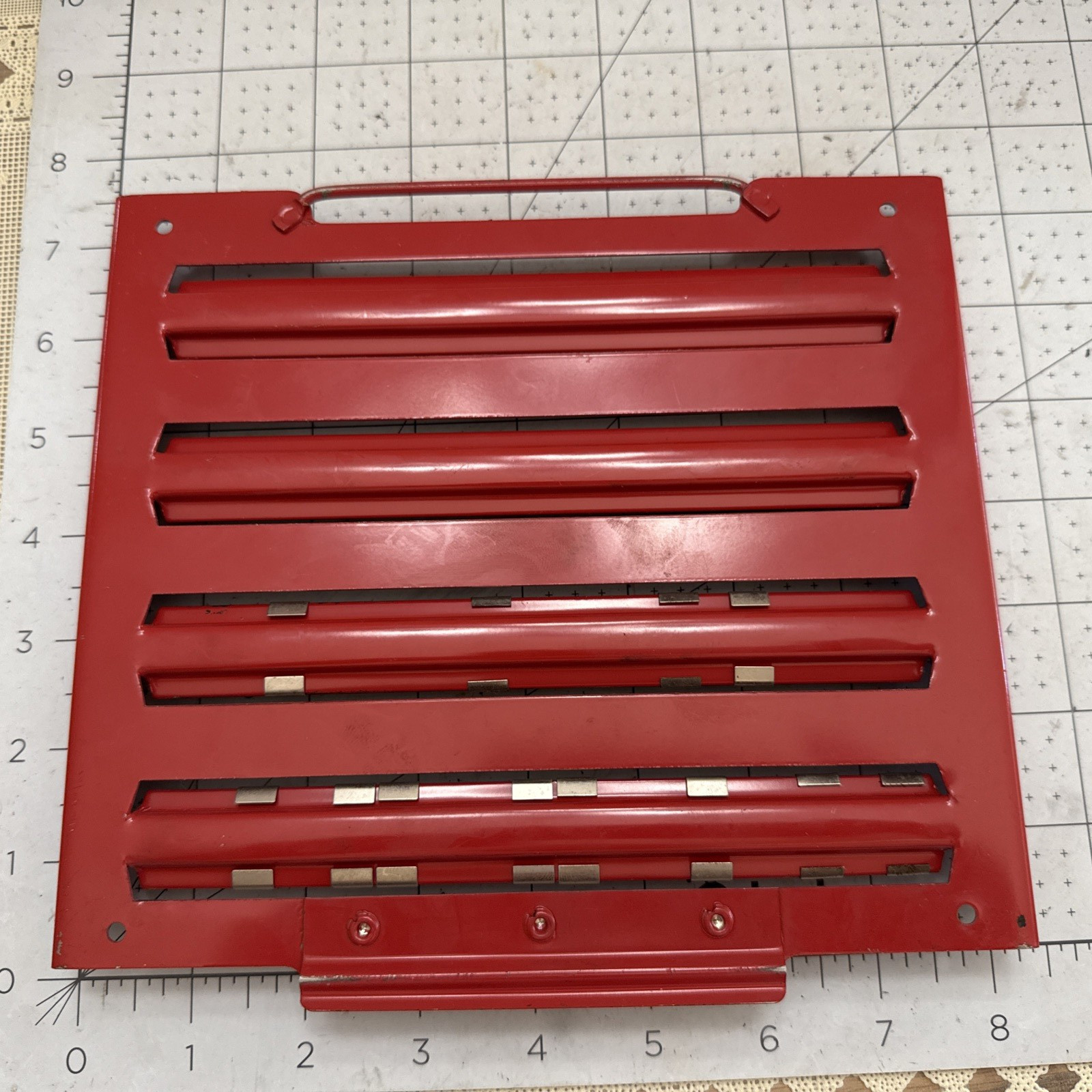 Nice Vintage Craftsman Side Drawer Mount Socket Holder 8 In X 7 In