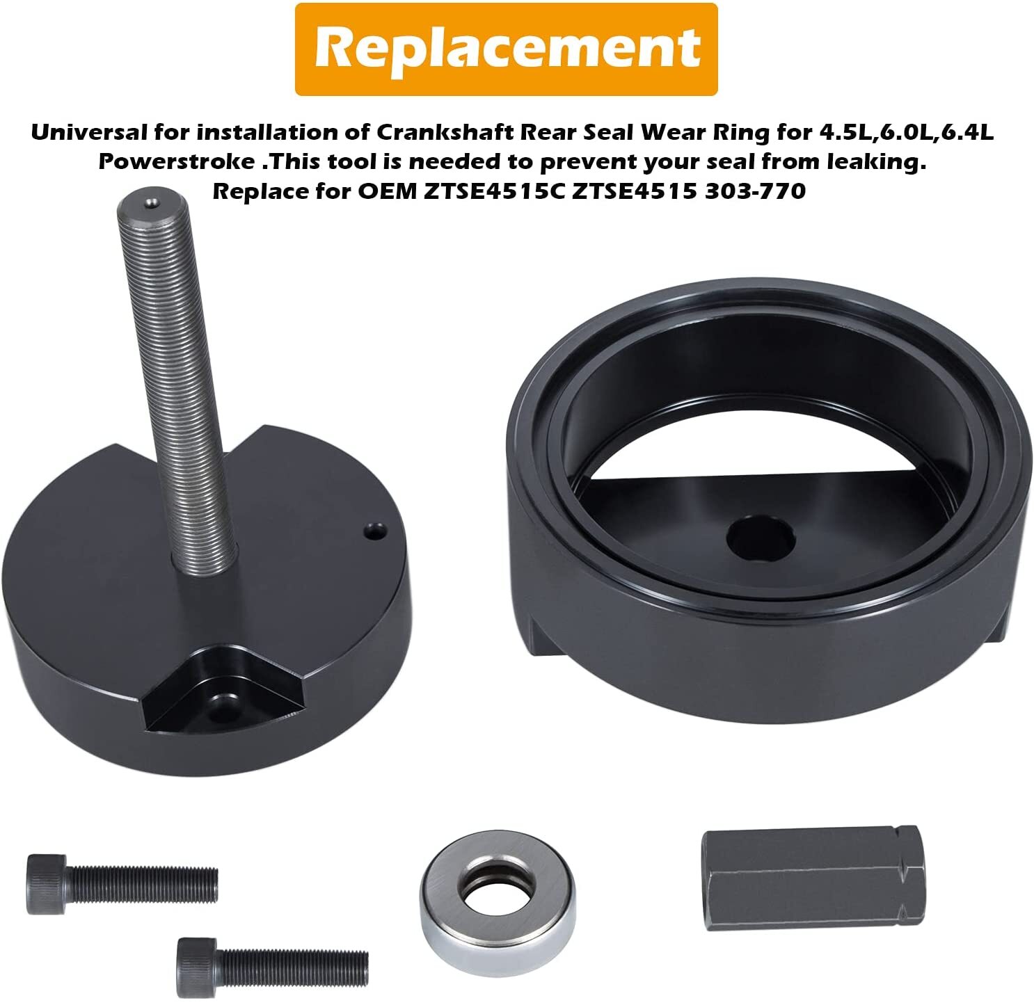 303-770 Crankshaft Rear Main Seal 303-761 Front Crank Wear Sleeve Installer Set
