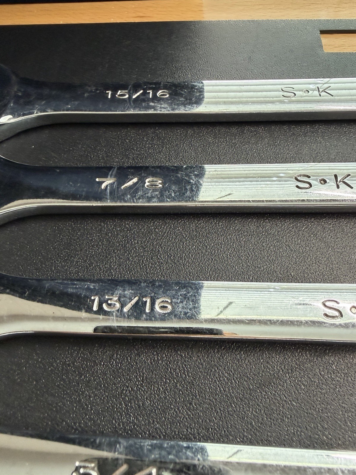 SK Tools Polished Wrench Set 10mm-22mm, 5/16”- 15/16” Metric & Sae 24 Piece