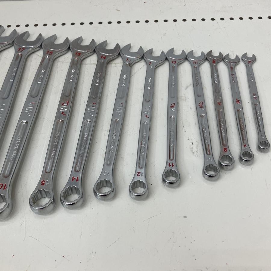 MAC TOOLS M7CL440 M24CL440 18pc Metric Combination Wrench Set Long Pattern 12 PT