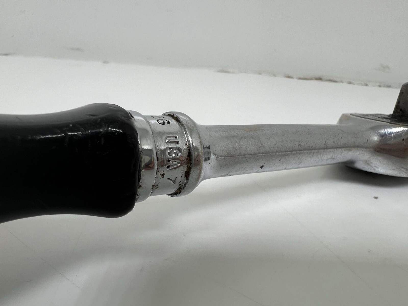 Snap-on F726 3/8” Drive Round Head Ratchet Soft Grip Dual 80 USA Made