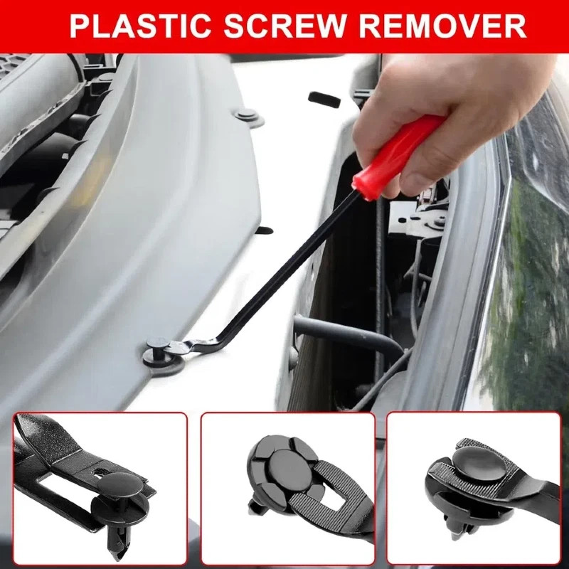 3PCS Auto Trim Clip Remover Tool Removal Pliers Fastener Door Panel Retainer USA