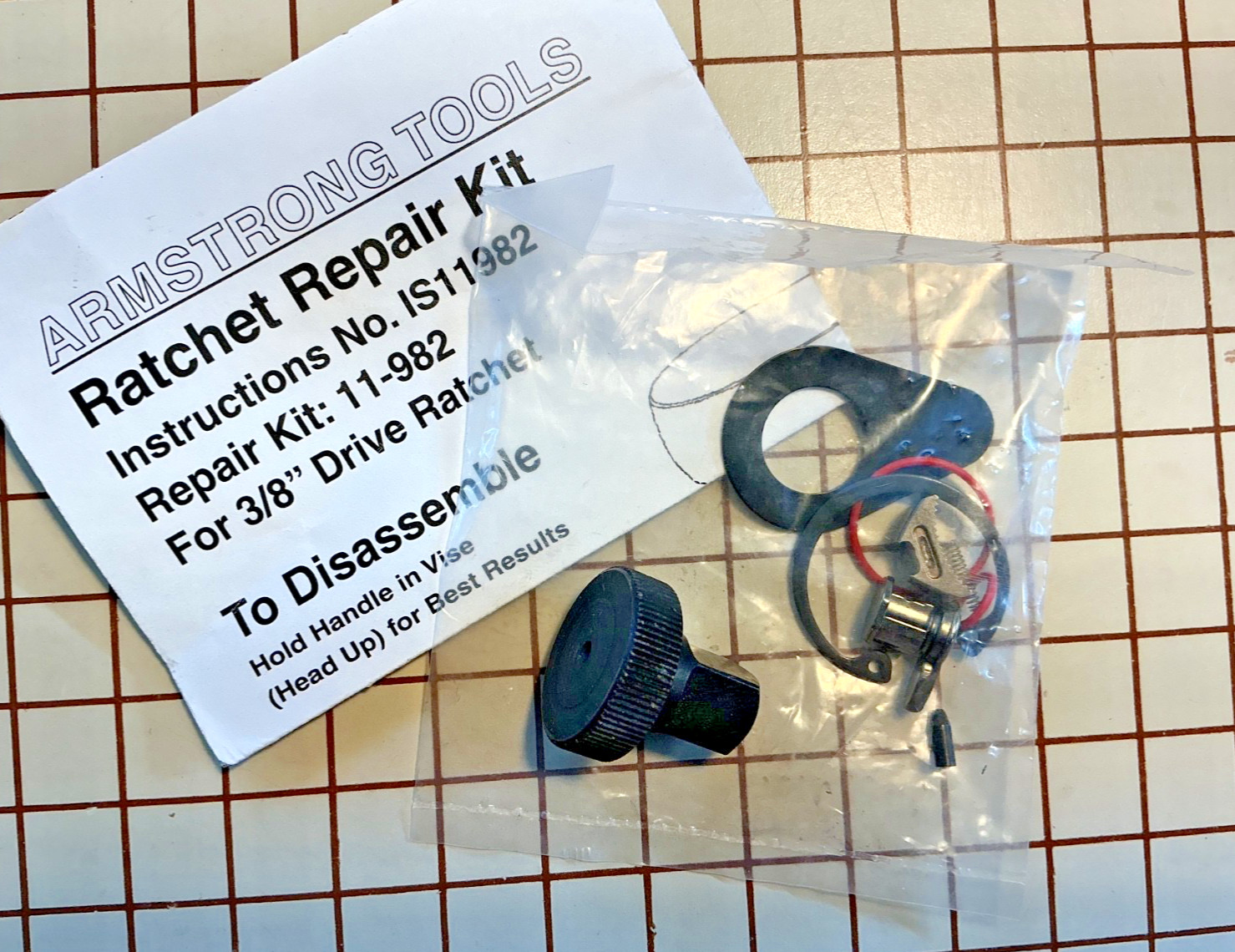 ARMSTRONG 3/8″ 11-982 Ratchet Repair Rebuild Kit 11-992 11-994 MAXX 88 tooth