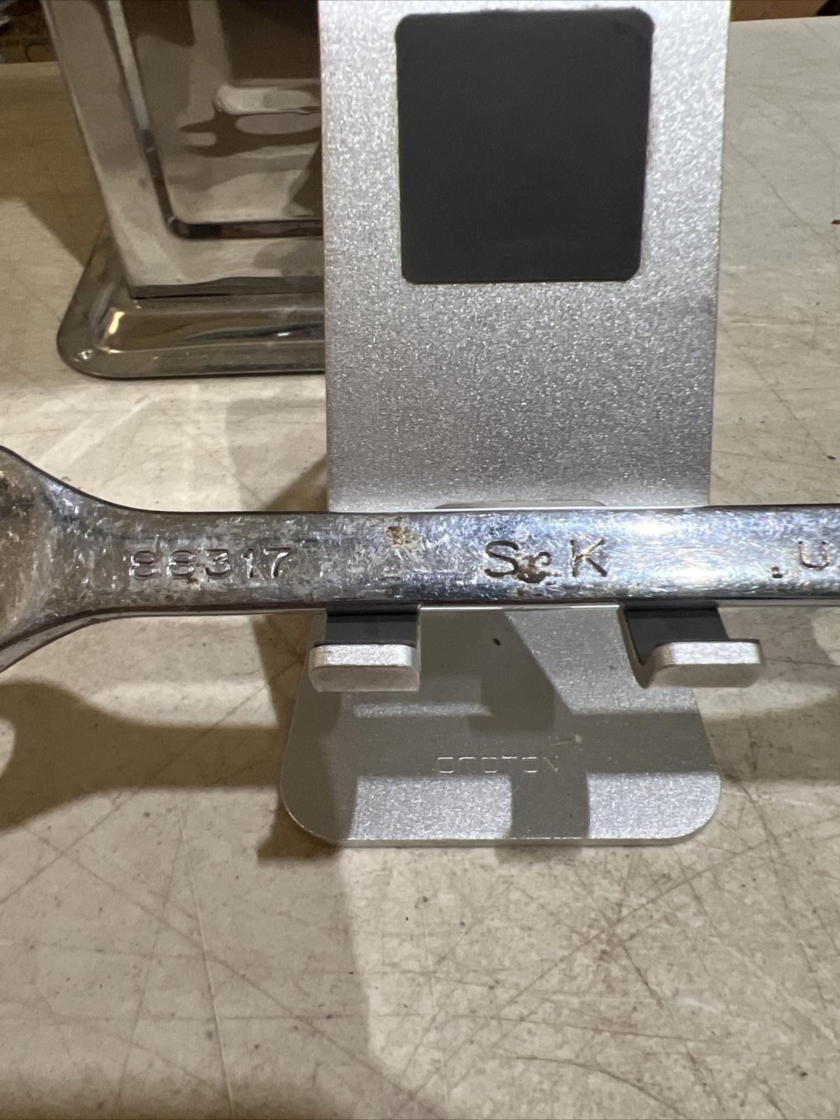 VINTAGE SK USA 17mm COMBINATION WRENCH 12pt 88317