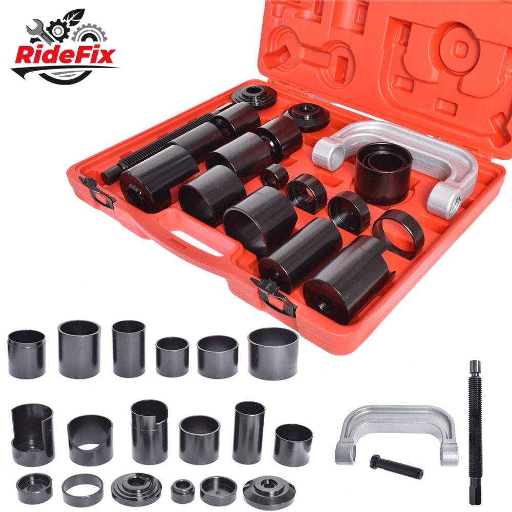 Auto Repair Service Removal Ball Joint Press Tool Master Adapter Kit 21Pcs