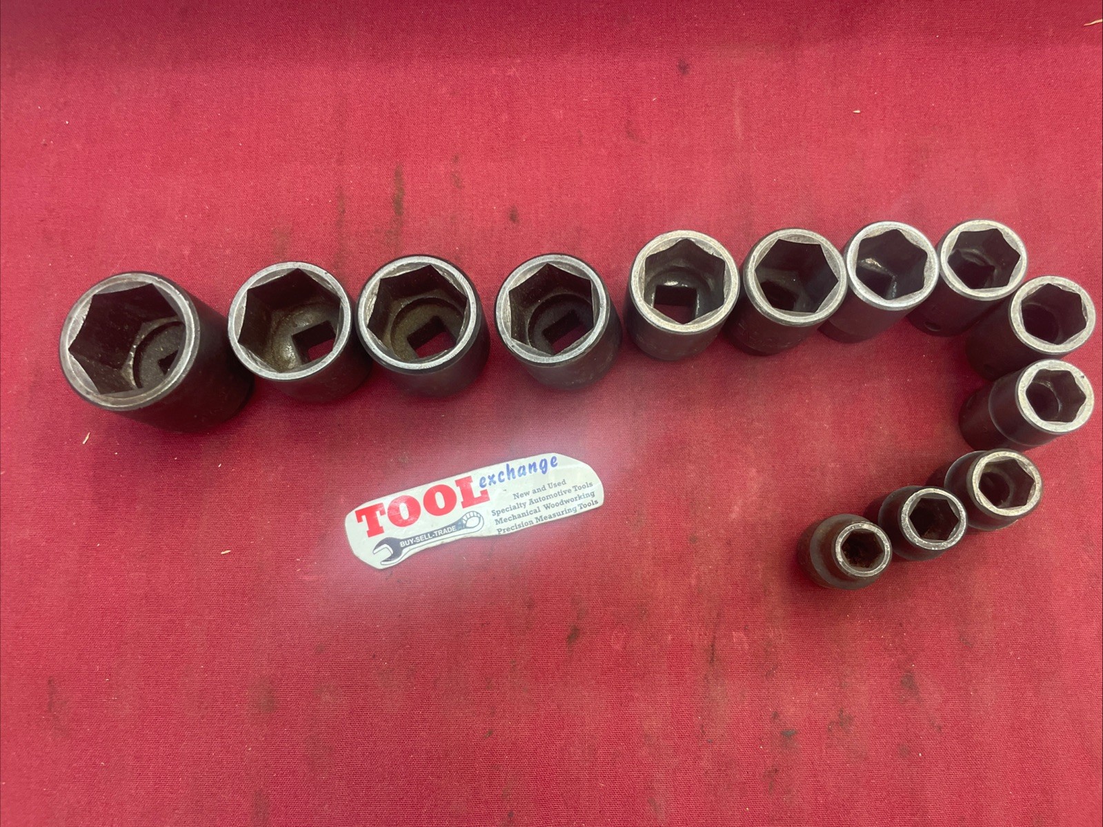 13 Pcs. MAC TOOLS 1/2″ DRIVE 6 PT SHALLOW IMPACT SOCKETS 3/8″- 1-1/8”