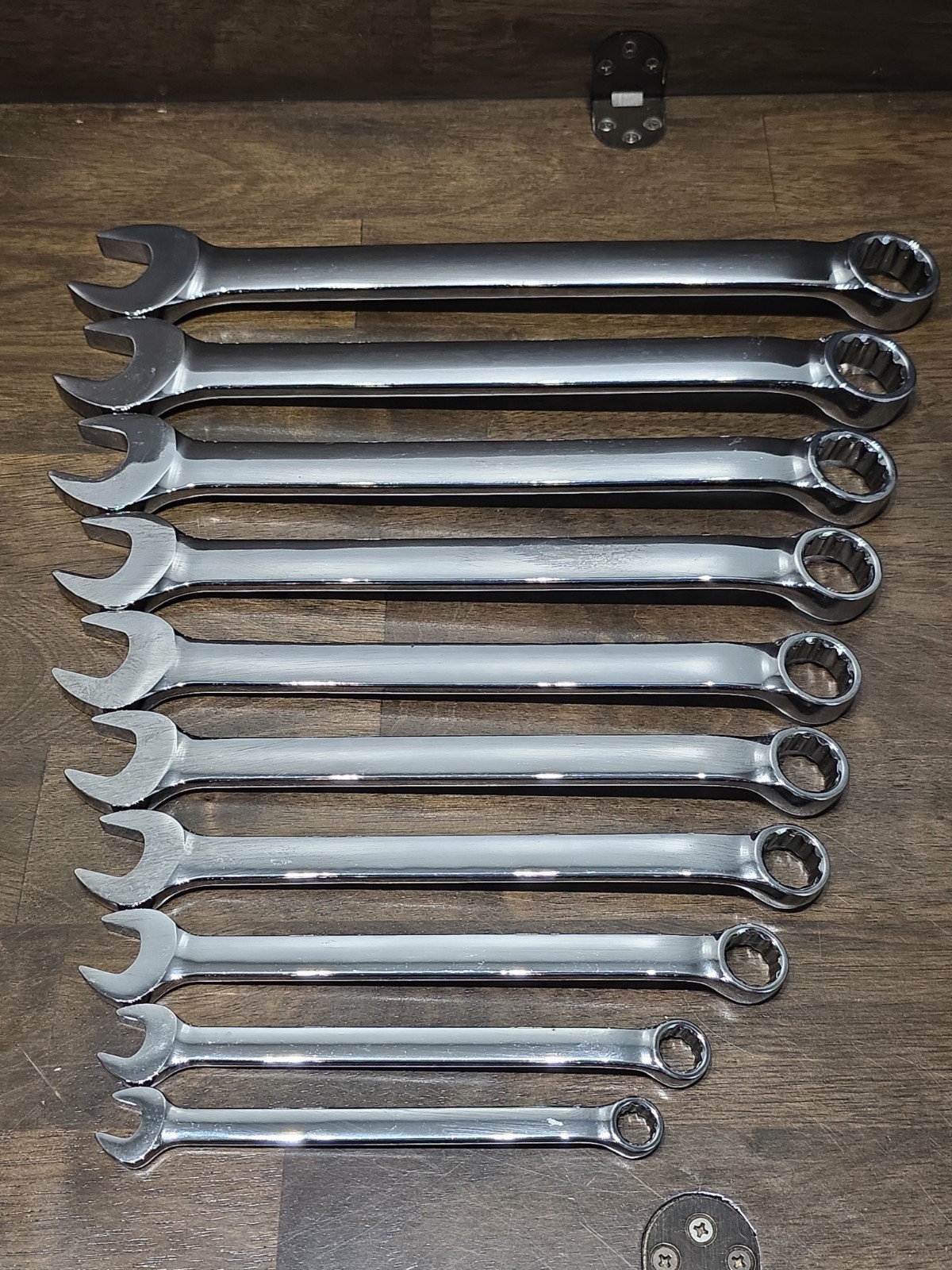 10 pc set-Blue Point USA By Snap On SAE Combination Wrench Set 3/8″-1″ – NO 1/2