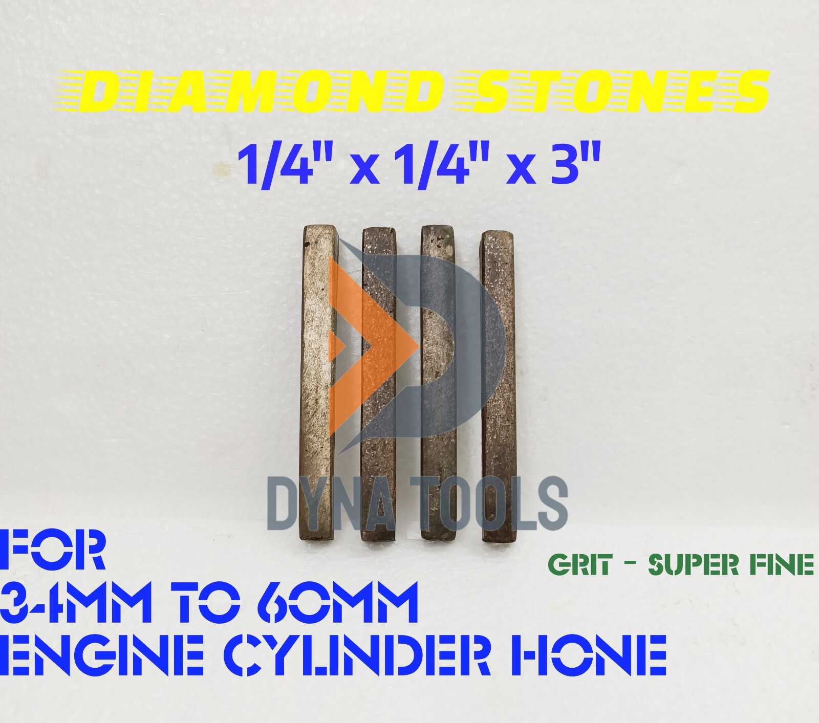 ENGINE CYLINDER HONE HALL TOLEDO TYPE 34MM TO 60MM HONE DIAMOND STONES SUPERFINE