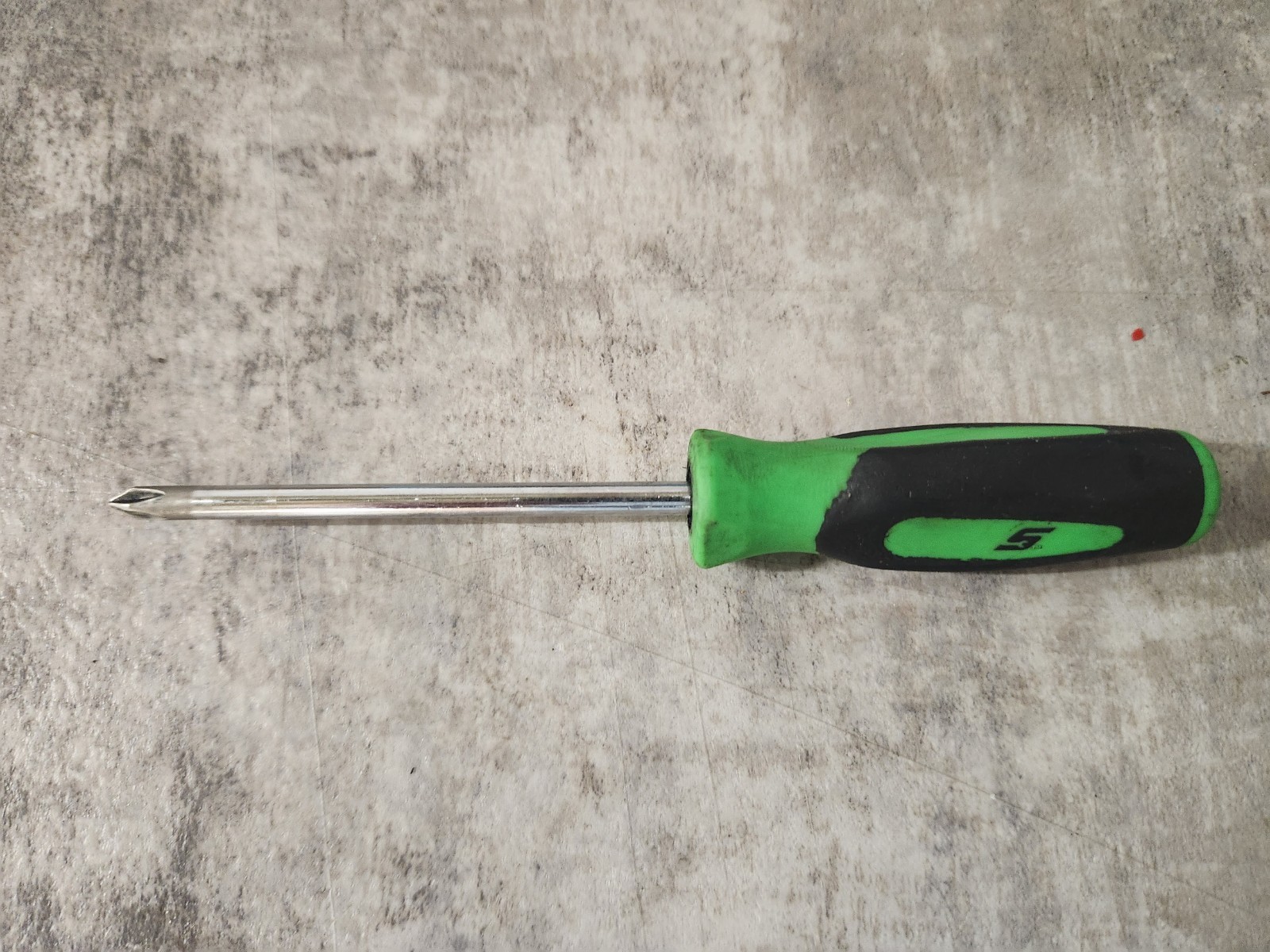 Snap On Mini Green Handle Soft Grip #1 SGDP301B Screwdriver