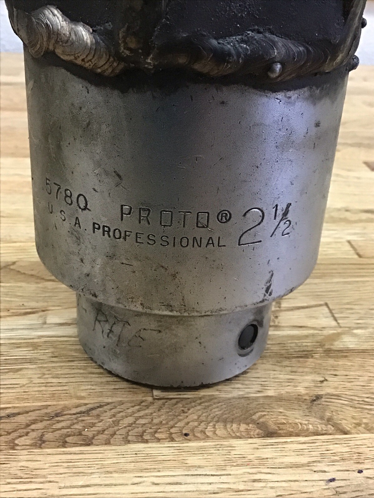Proto Professional 1” Drive 5780 2-1/2” Socket 12point W/ Custom 6 Point Welded