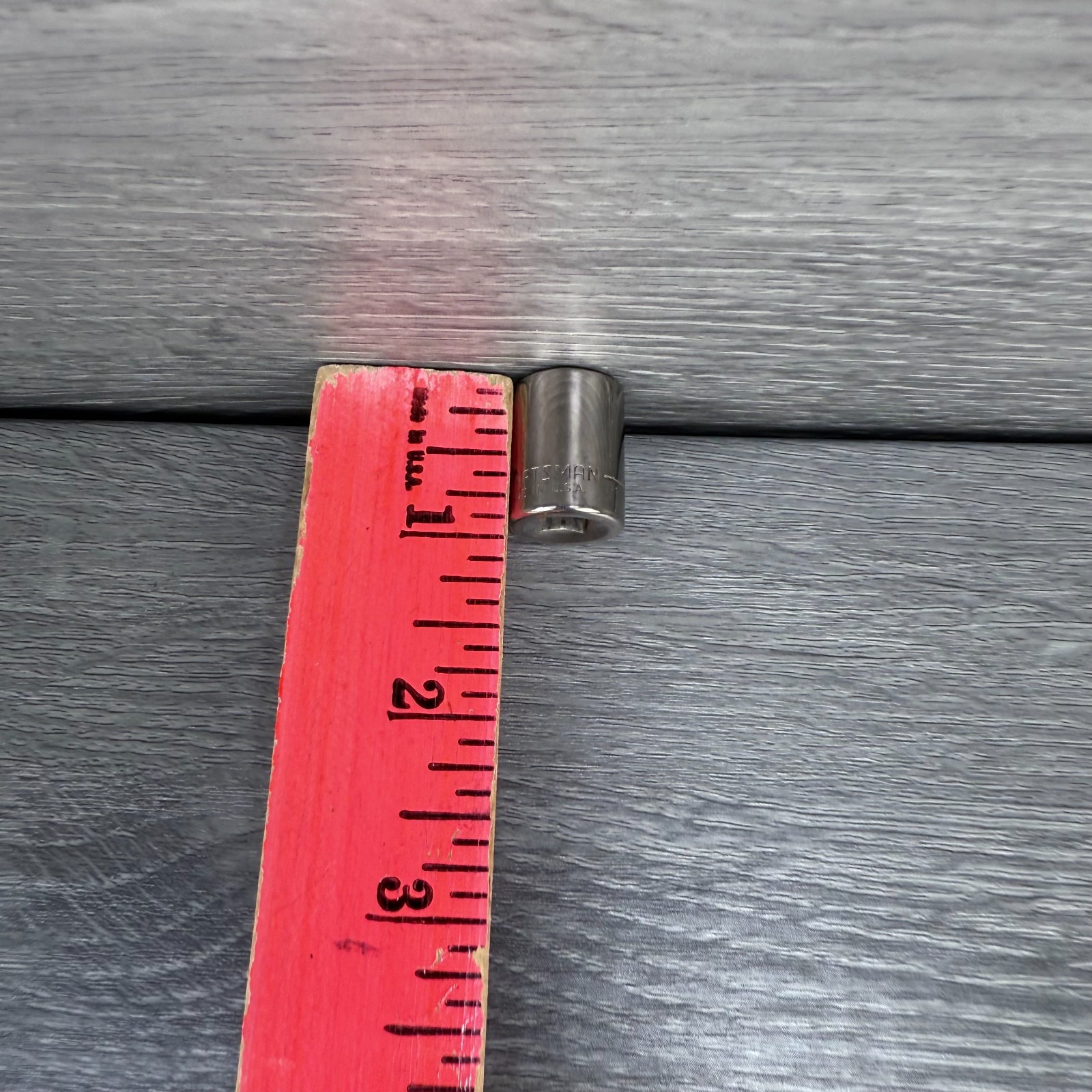 Vtg Craftsman 1/2 Standard Socket SAE 6 Point 1/4″ Drive #43499 G USA