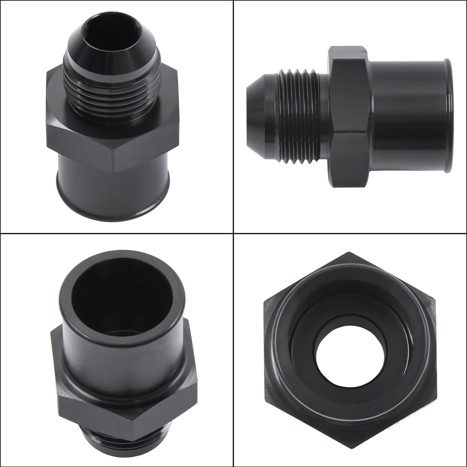 New SBC 10AN Valve Cover Adapter Fittings (1 Pair ) for Push-In Grommet 34-00031