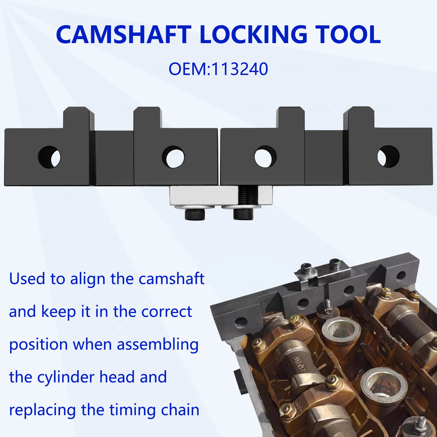 Camshaft Timing Locking Tool For BMW 6-cylinder M52 M52TU M54 M56 E39 E46 engine