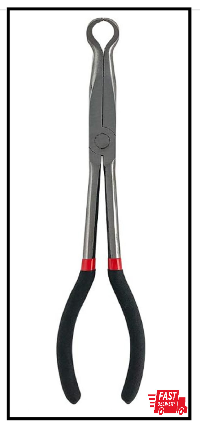 11″ Long Offset Tip Spark Plug Wire Boot Puller Removal Plier Repair Hand Tools