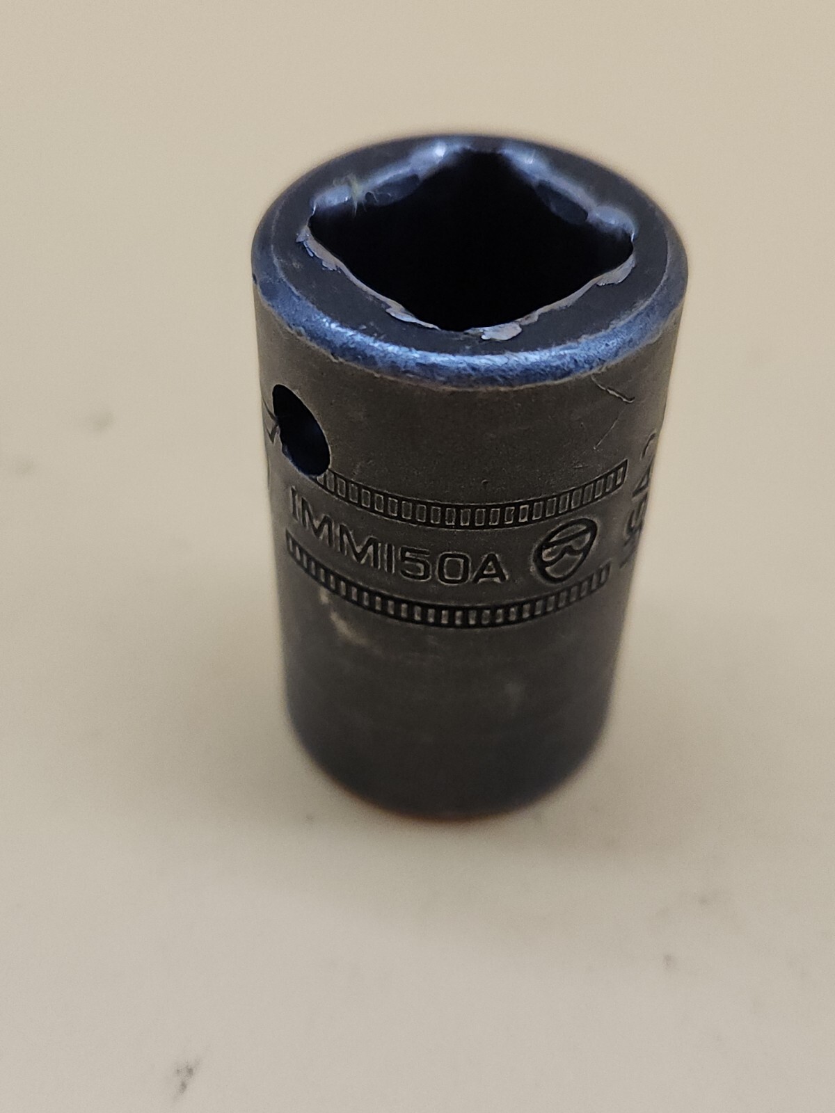 Snap-on Tools IMM150A 1/2” Drive 6pt 15MM Shallow Impact Socket USA