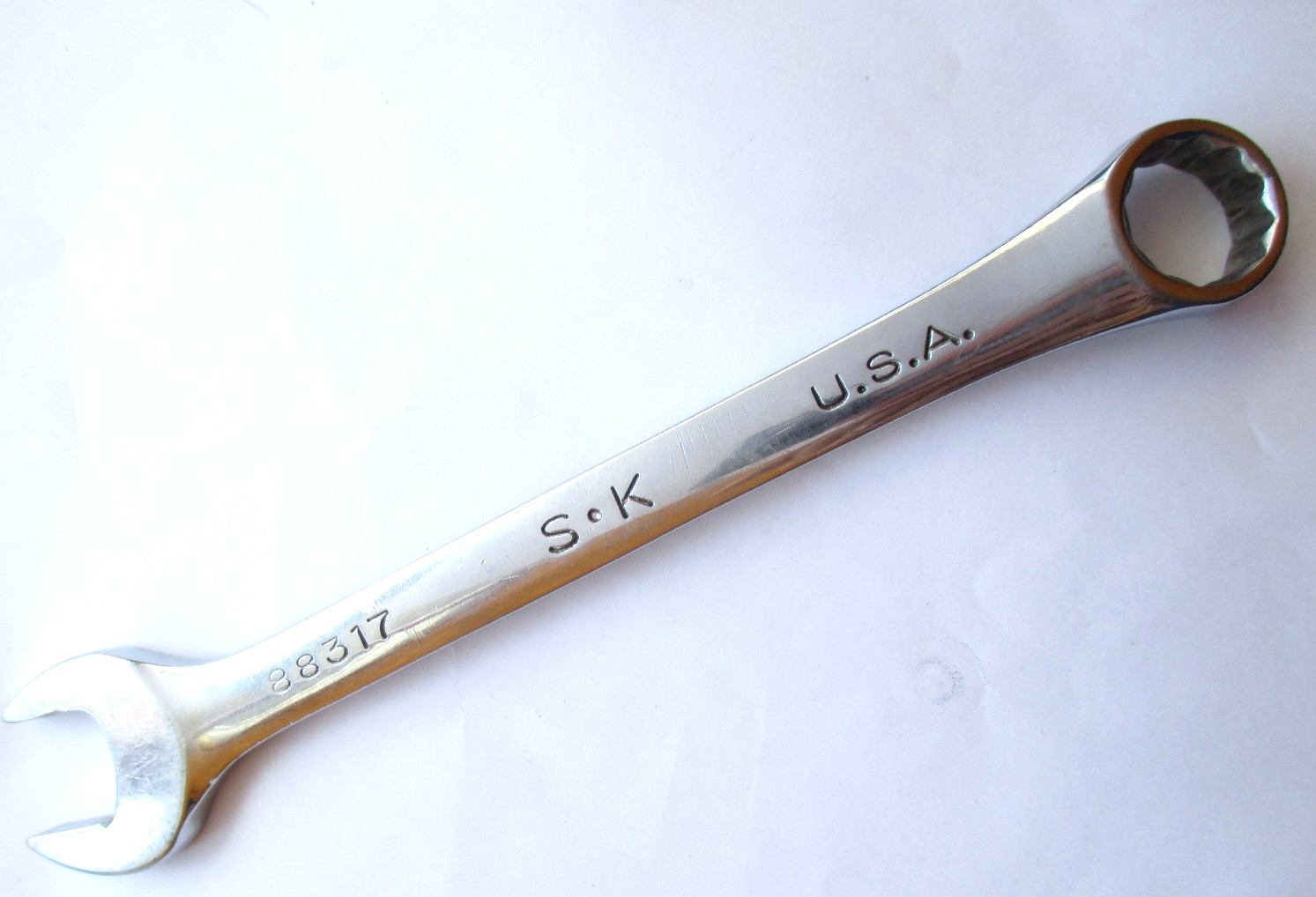 SK / S-K Tools Metric Combination Wrench, 17mm, 88317. 12 Point.