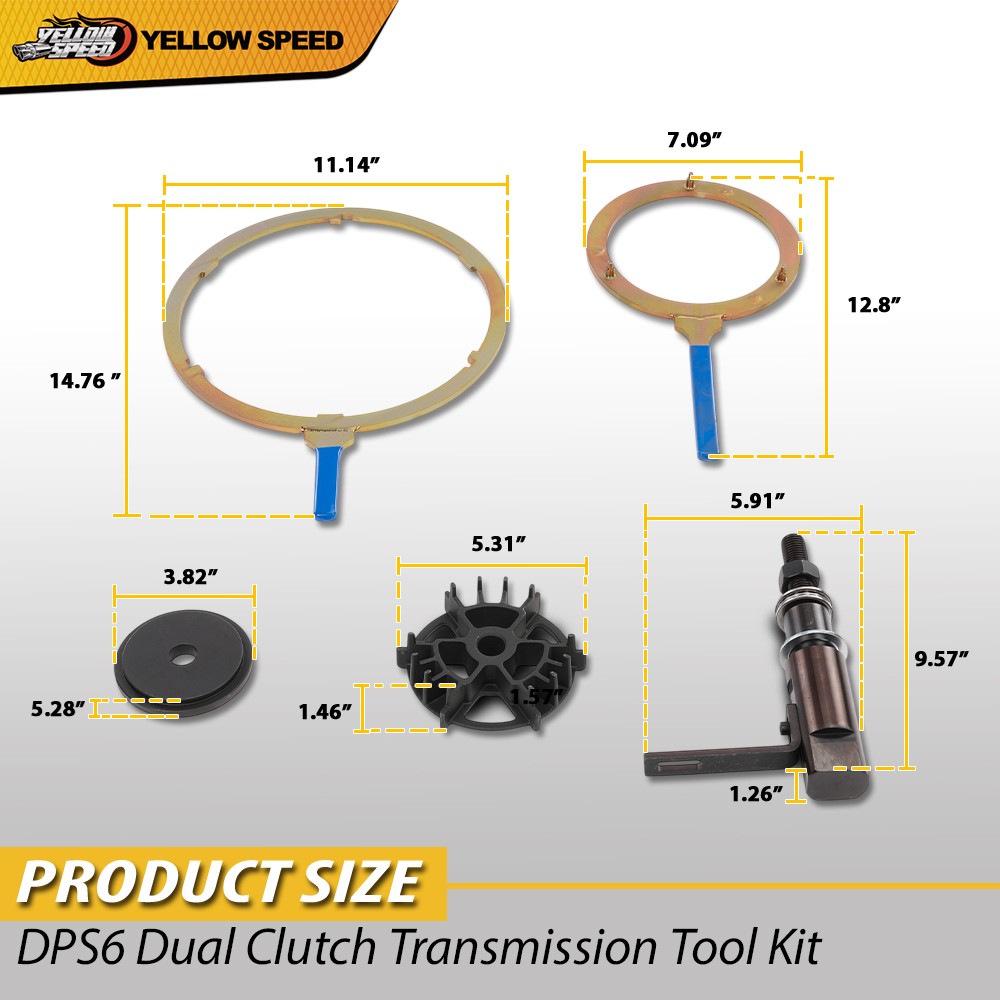 DPS6 Dual Clutch Transmission Remover Installer Tool Kit For Ford Fiesta Focus